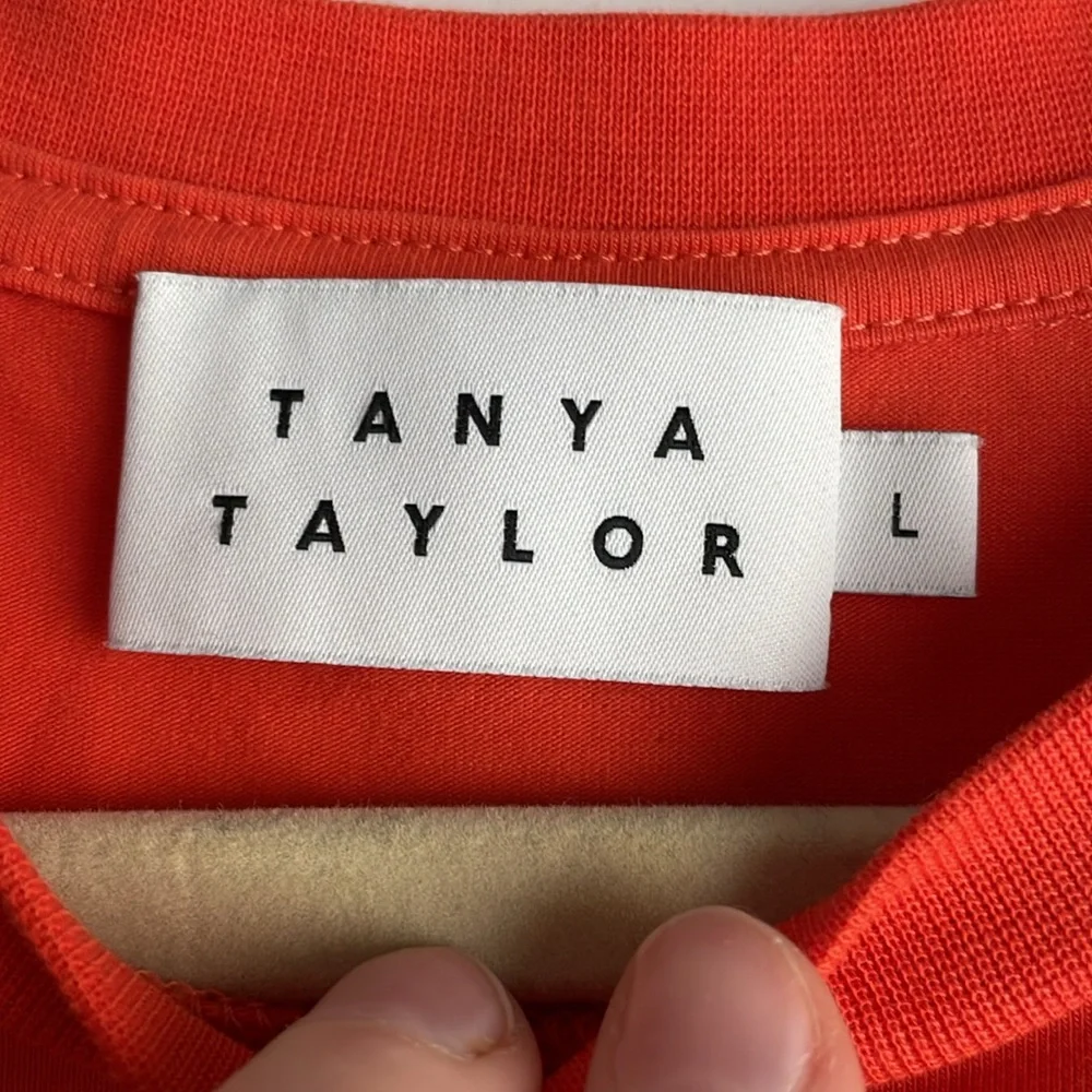 Tanya Taylor Floral Print Midi T-Shirt Dress - Picture 2 of 8